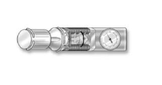 Jeringa Insufladora con Manómetro